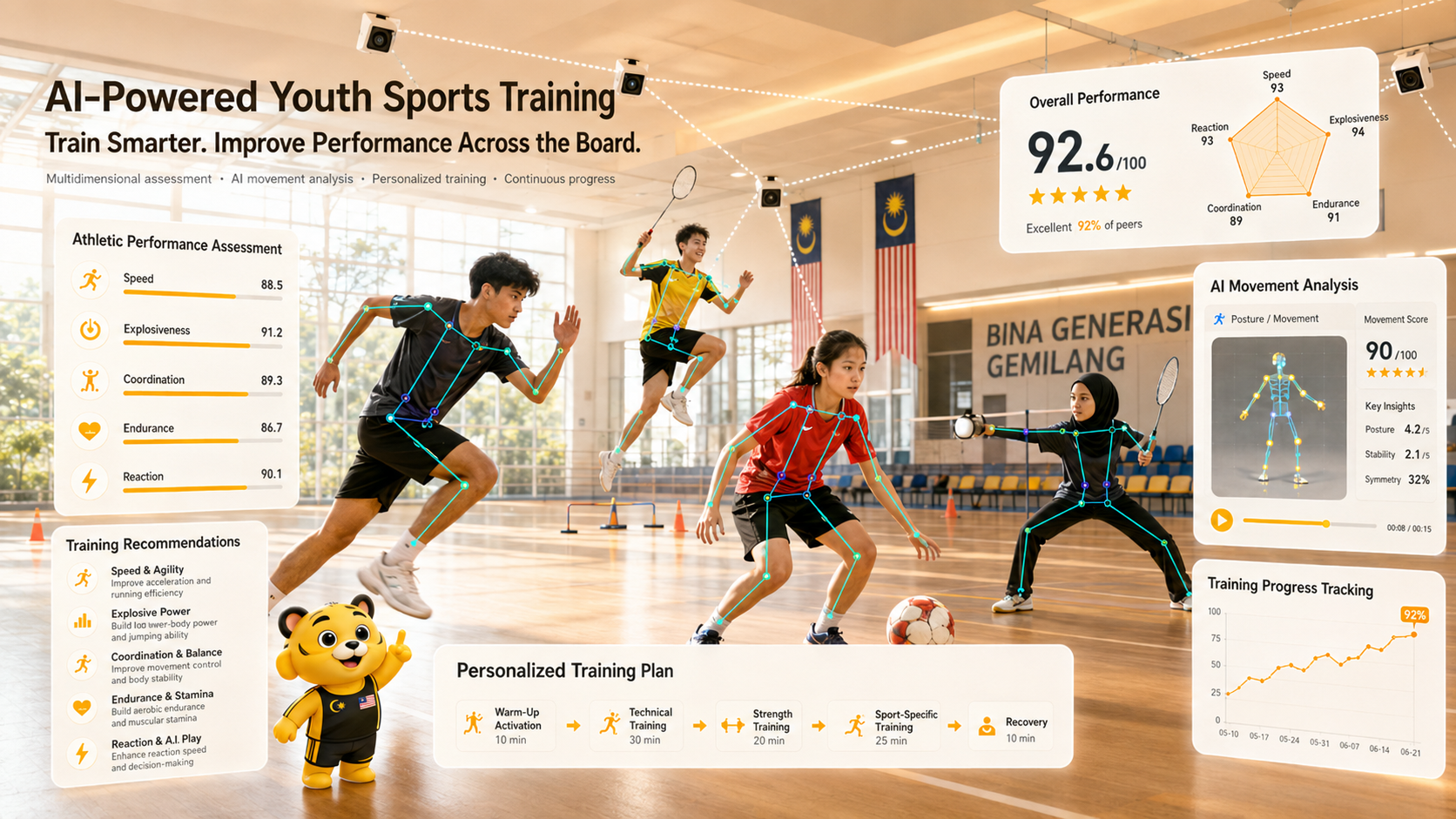 Malaysia youth sports training